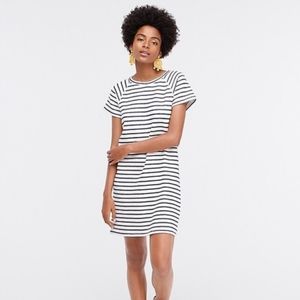 J. Crew terry striped dress, M